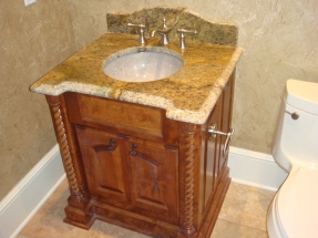 Custom Cabinet and Sink