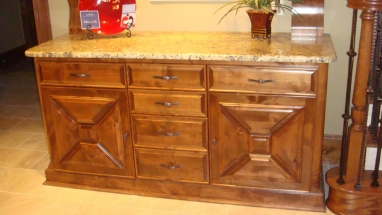 Custom Crafted Wood Cabinets