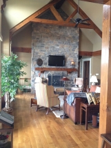 Custom Fireplace and Mantel Custom Fireplace and Mantel