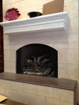 Custom Fireplace and Mantel