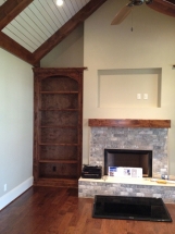 Custom Fireplace and Mantel Custom Fireplace and Mantel